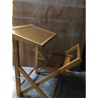 Vintage kinderbureautje met stoel nr 4